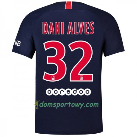 Koszulka Paris Saint-Germain Dani Alves 32 Domowe Koszulki Piłkarskie 2018-2019 Krótki Rękaw